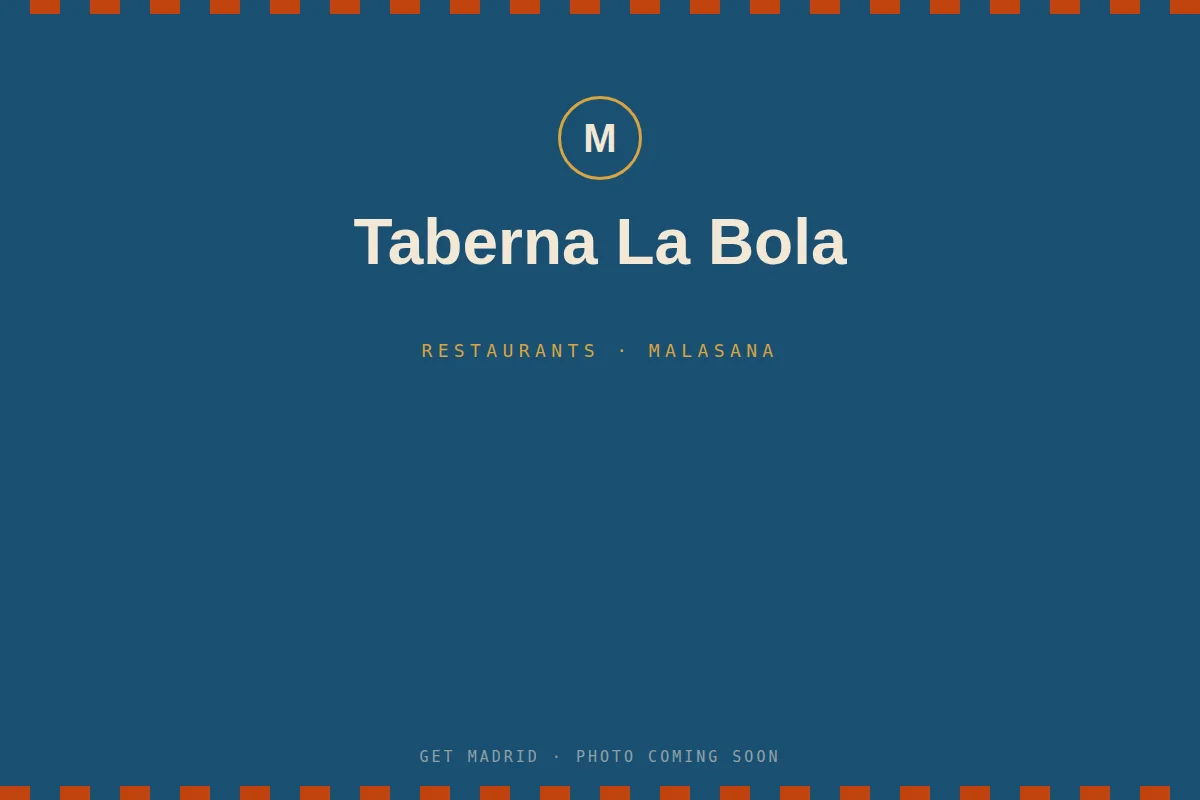 Earthenware pot of cocido madrileno stew at Taberna La Bola in Madrid