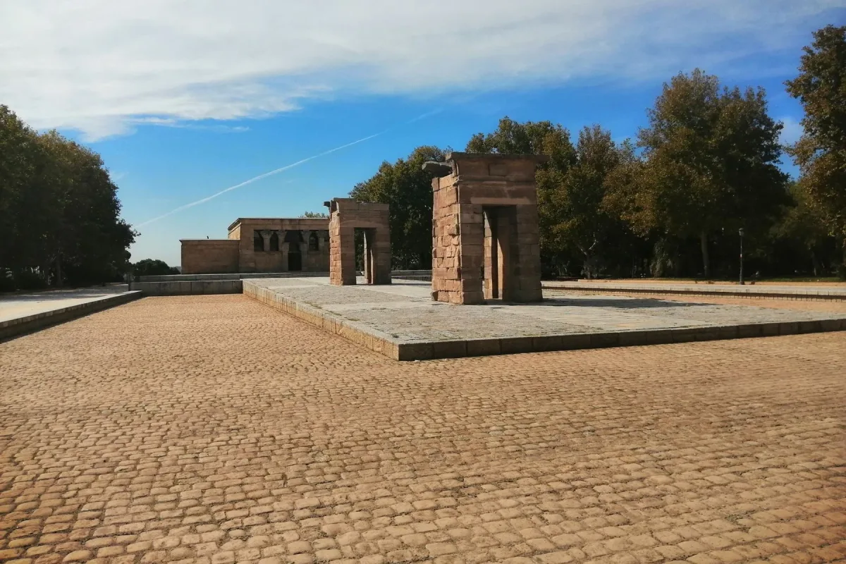 Templo de Debod, the ancient Egyptian temple in Madrid